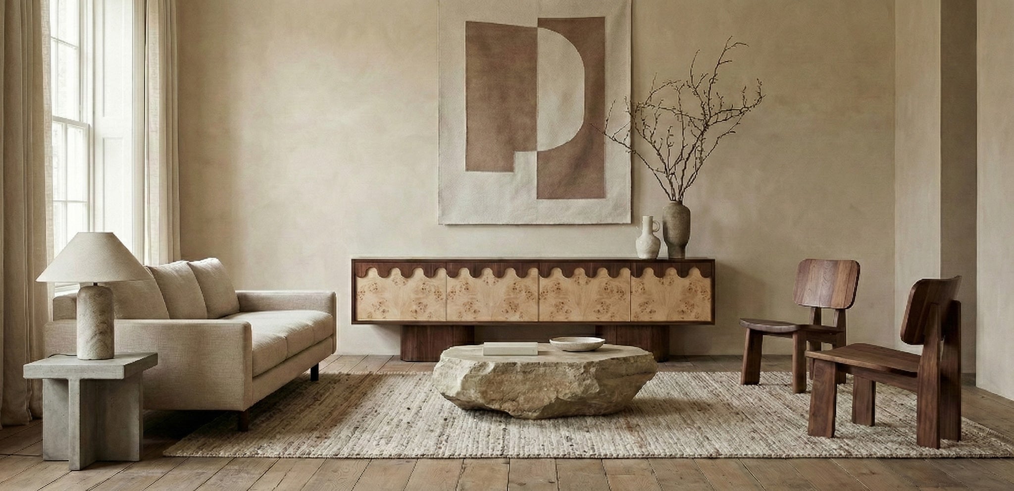 MERROW BURL Sideboard