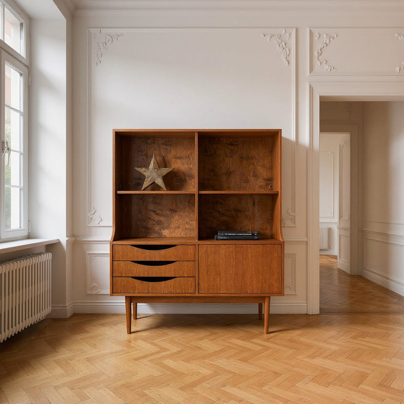 CLASSY VINTAGE retro bookcase