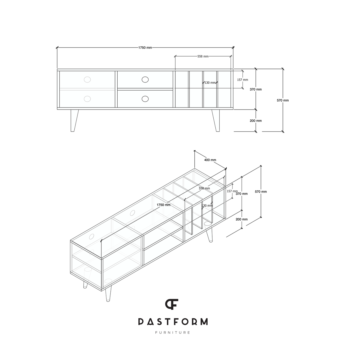LOTV VINYL L Sideboard