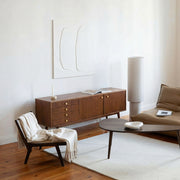 Komoda retro CLASSY BROWN Z GAŁKAMI